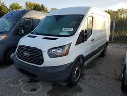 Salvage trucks for sale at Woodhaven, MI auction: 2016 Ford Transit T-250