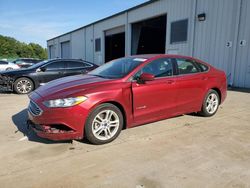 Salvage cars for sale at Gaston, SC auction: 2018 Ford Fusion SE Hybrid