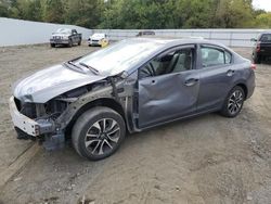 Honda salvage cars for sale: 2013 Honda Civic EX