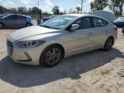 Salvage cars for sale at Riverview, FL auction: 2017 Hyundai Elantra SE