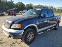 Salvage cars for sale at Waldorf, MD auction: 2003 Ford F150 Supercrew