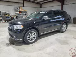 Salvage cars for sale at Chambersburg, PA auction: 2019 Dodge Durango Citadel