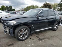 BMW salvage cars for sale: 2021 BMW X3 XDRIVE30E