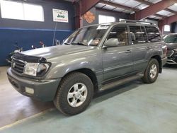 Salvage cars for sale at East Granby, CT auction: 2000 Toyota Land Cruiser