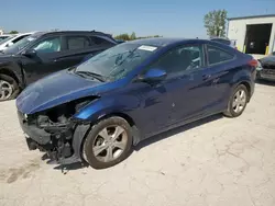 Salvage cars for sale at Kansas City, KS auction: 2013 Hyundai Elantra Coupe GS