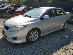 Salvage cars for sale at Waldorf, MD auction: 2010 Toyota Corolla Base