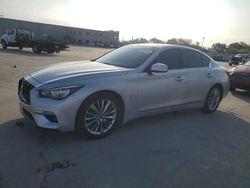 Infiniti salvage cars for sale: 2018 Infiniti Q50 Luxe