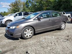 Salvage cars for sale at Candia, NH auction: 2009 Honda Civic LX