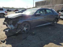 Salvage cars for sale at Fredericksburg, VA auction: 2022 Honda Accord Touring Hybrid