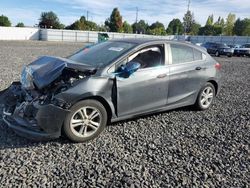 Salvage cars for sale from Copart Portland, OR: 2017 Chevrolet Cruze LT