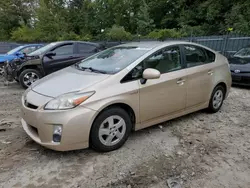 Vehiculos salvage en venta de Copart Candia, NH: 2010 Toyota Prius