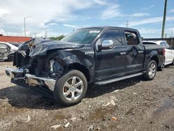 Salvage cars for sale at Homestead, FL auction: 2017 Ford F150 Supercrew