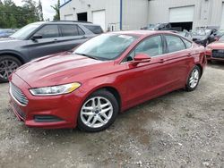 Salvage cars for sale at Savannah, GA auction: 2016 Ford Fusion SE