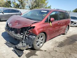 Toyota Vehiculos salvage en venta: 2016 Toyota Sienna SE