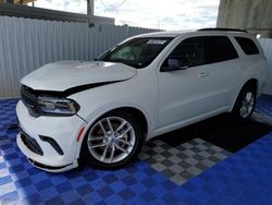 Salvage cars for sale at West Palm Beach, FL auction: 2024 Dodge Durango GT