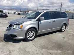 Salvage cars for sale at Sun Valley, CA auction: 2018 Dodge Grand Caravan SXT