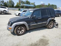 Salvage cars for sale from Copart China Grove, NC: 2002 Jeep Liberty Sport