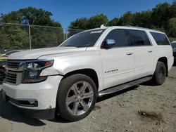 Chevrolet salvage cars for sale: 2017 Chevrolet Suburban K1500 Premier