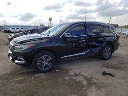 Salvage cars for sale at Chicago Heights, IL auction: 2017 Infiniti QX60