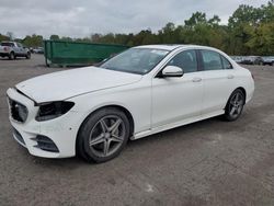 Mercedes-Benz salvage cars for sale: 2017 Mercedes-Benz E 300 4matic