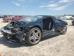 Salvage cars for sale at Houston, TX auction: 2020 Lamborghini Huracan EVO