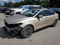 Salvage cars for sale at Savannah, GA auction: 2017 Ford Fusion SE