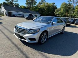 Salvage cars for sale at North Billerica, MA auction: 2015 Mercedes-Benz S 550