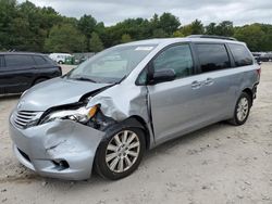 Carros salvage sin ofertas aún a la venta en subasta: 2017 Toyota Sienna LE