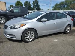 Salvage cars for sale at Moraine, OH auction: 2015 KIA Forte LX