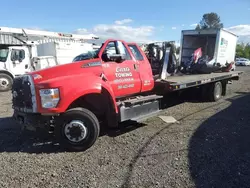 Salvage cars for sale from Copart Woodburn, OR: 2017 Ford F650 Super Duty