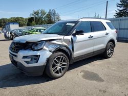 Salvage cars for sale at Ham Lake, MN auction: 2016 Ford Explorer Sport