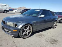 Salvage cars for sale at North Las Vegas, NV auction: 2002 BMW 330 CI