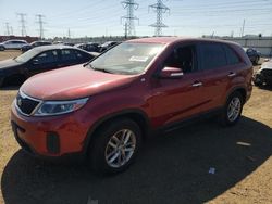 Salvage cars for sale at Elgin, IL auction: 2015 KIA Sorento LX