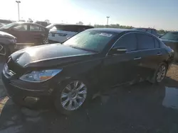 Salvage cars for sale at Indianapolis, IN auction: 2009 Hyundai Genesis 3.8L