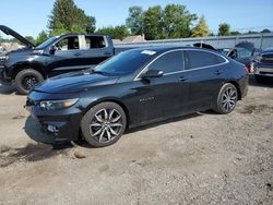 Chevrolet salvage cars for sale: 2018 Chevrolet Malibu LT