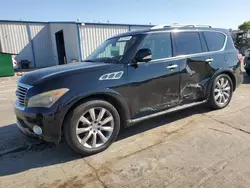 Salvage cars for sale at Tulsa, OK auction: 2013 Infiniti QX56