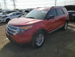 Salvage cars for sale at Elgin, IL auction: 2012 Ford Explorer XLT