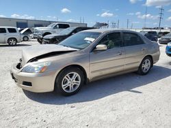 Salvage cars for sale at Haslet, TX auction: 2006 Honda Accord EX