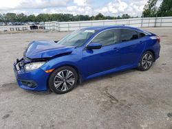 Salvage cars for sale at Dunn, NC auction: 2017 Honda Civic EX