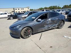 Salvage cars for sale at Wilmer, TX auction: 2019 Tesla Model 3