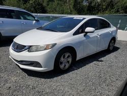 Honda salvage cars for sale: 2015 Honda Civic LX