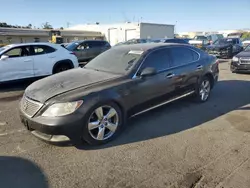 Salvage cars for sale at Martinez, CA auction: 2007 Lexus LS 460L