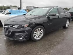 Chevrolet salvage cars for sale: 2017 Chevrolet Malibu LT