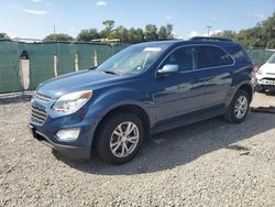 Salvage cars for sale at Riverview, FL auction: 2017 Chevrolet Equinox LT