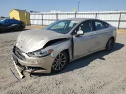 Salvage cars for sale at Sacramento, CA auction: 2017 Ford Fusion SE