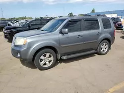 Salvage cars for sale at Woodhaven, MI auction: 2009 Honda Pilot EXL