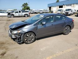 Salvage cars for sale at Woodhaven, MI auction: 2013 Honda Civic EX