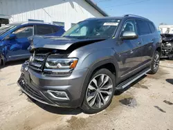 Salvage cars for sale at Pekin, IL auction: 2019 Volkswagen Atlas SEL Premium