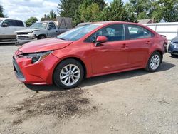 Salvage cars for sale at Finksburg, MD auction: 2020 Toyota Corolla LE