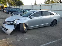 Salvage cars for sale at Moraine, OH auction: 2014 Lincoln MKZ Hybrid